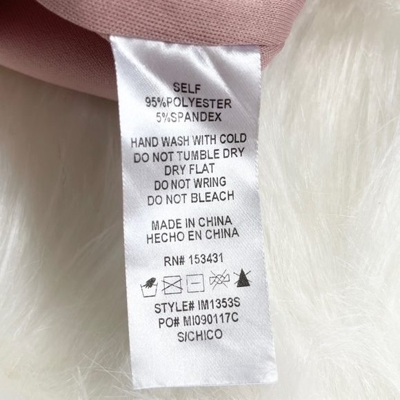 Satin Mauve Dusty Rose Pink Sequin Diamond Trim Two Piece Top and Skirt Set (S) - Picture 10 of 12